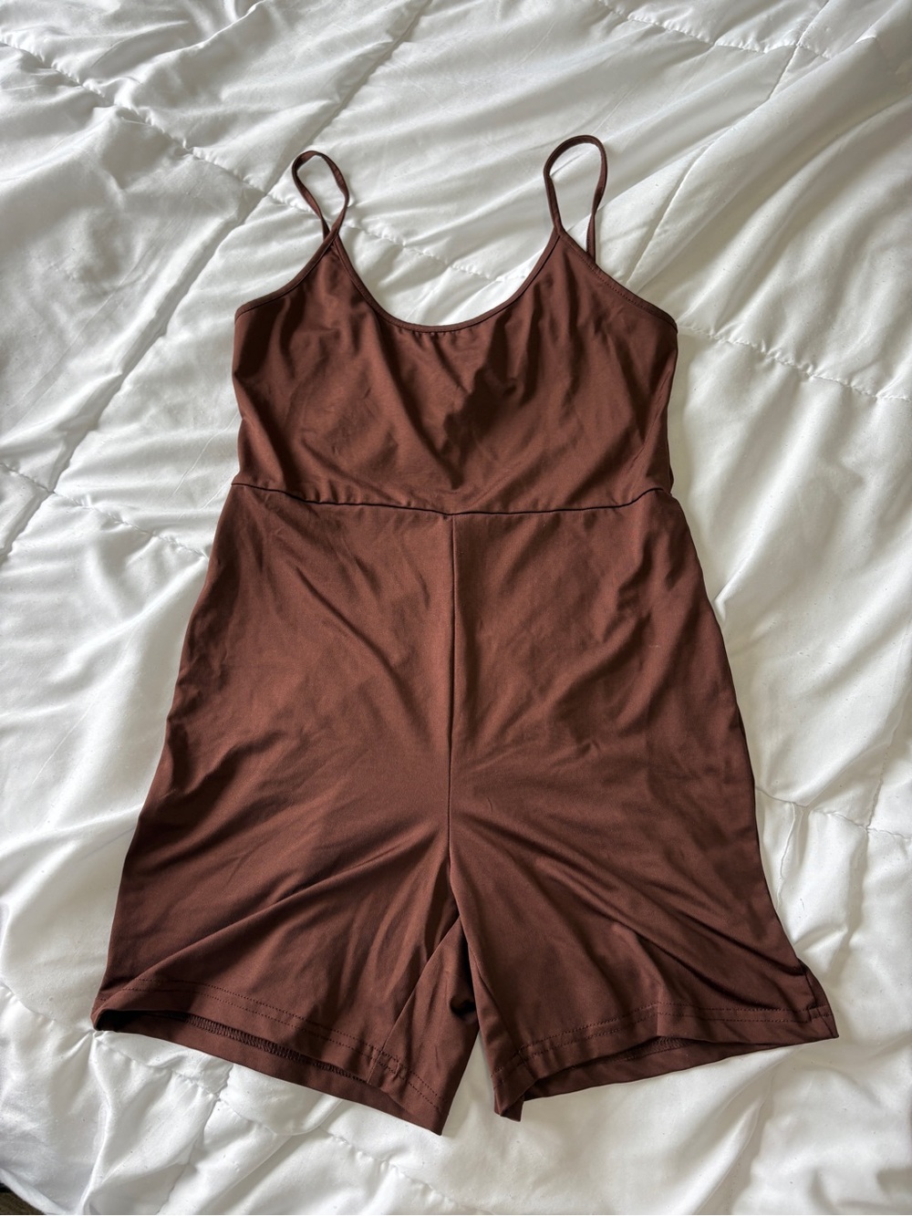 Shein Brown Sleeveless Romper | Size Medium